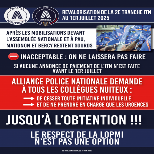 REVALORISATION DE LA 2E TRANCHE ITN AU 1ER JUILLET 2025