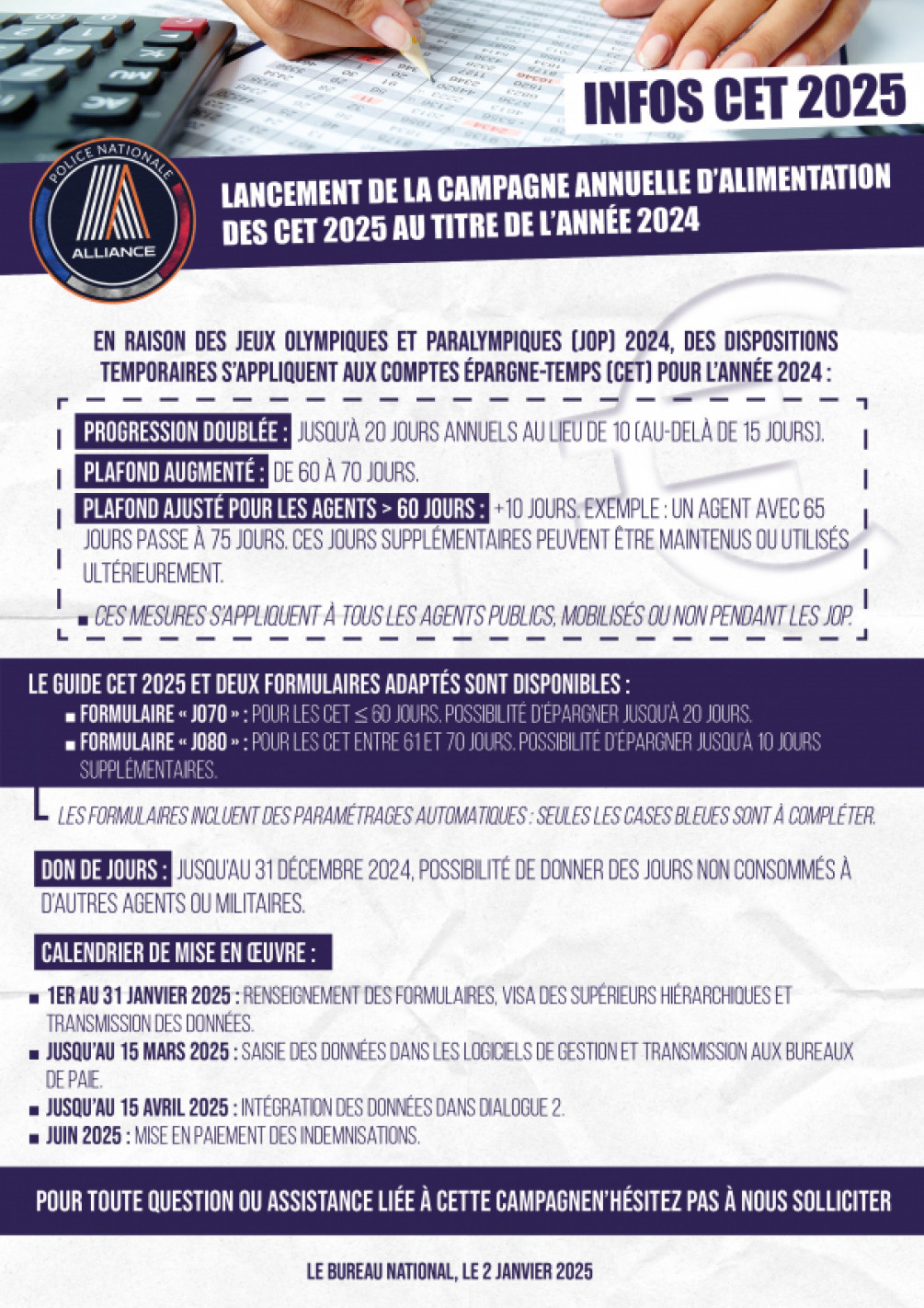 INFO CET 2025