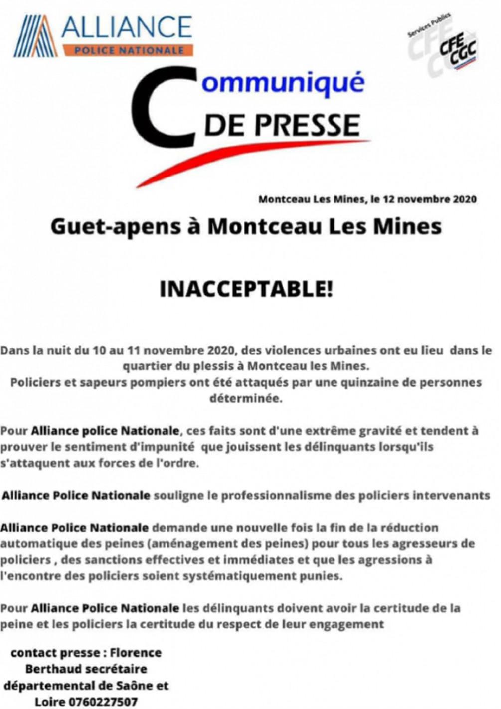 Guet-apens à Montceau Les Mines