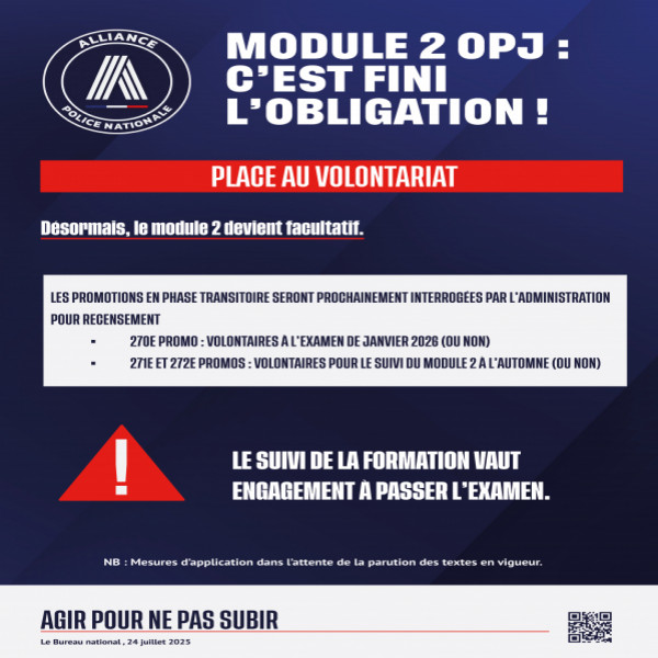 MODULE 2 OPJ OBLIGATION C EST FINI