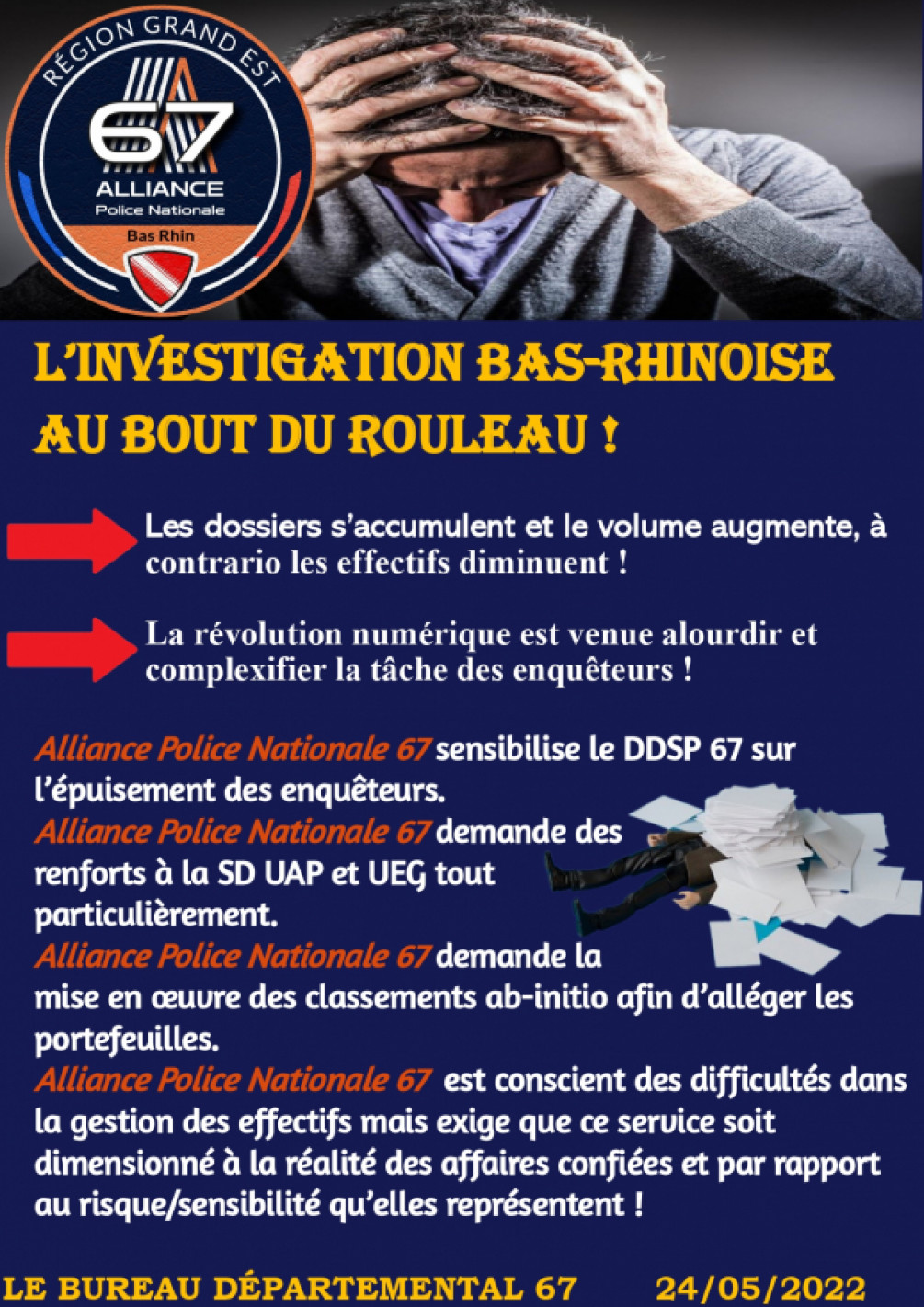 L'investigation Bas-Rhinoise