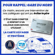 Attaque Gare du Nord : Dispositif Voyager et  Protéger
