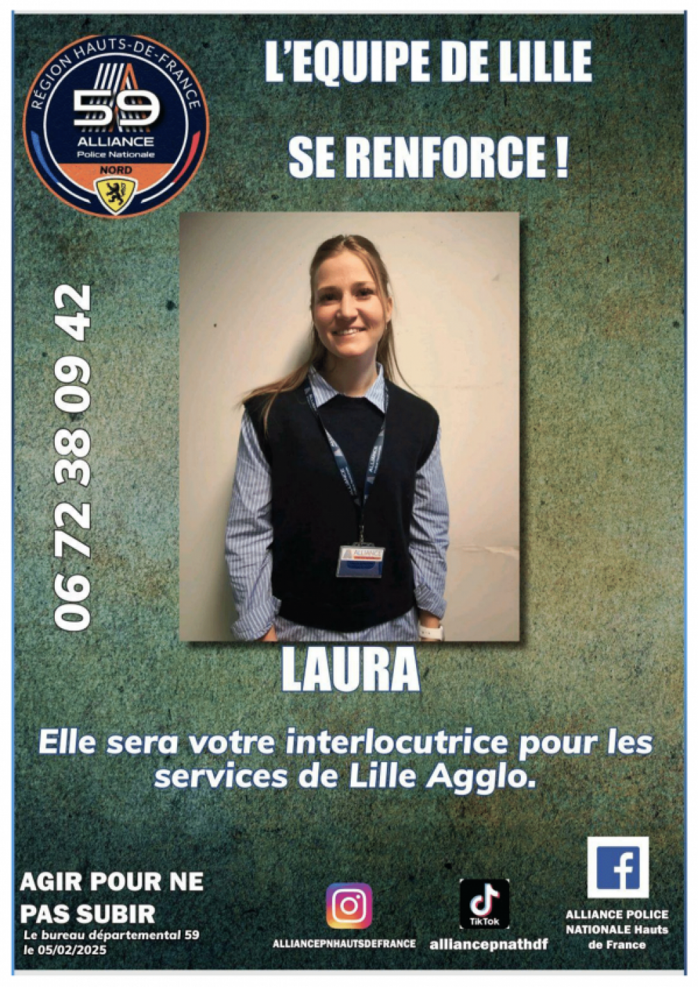 LILLE AGGLO : BIENVENUE A LAURA, PERMANENTE LILLE AGGLO