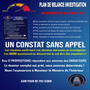 PLAN DE RELANCE INVESTIGATION : UN BAROMÈTRE AU ROUGE VIF !