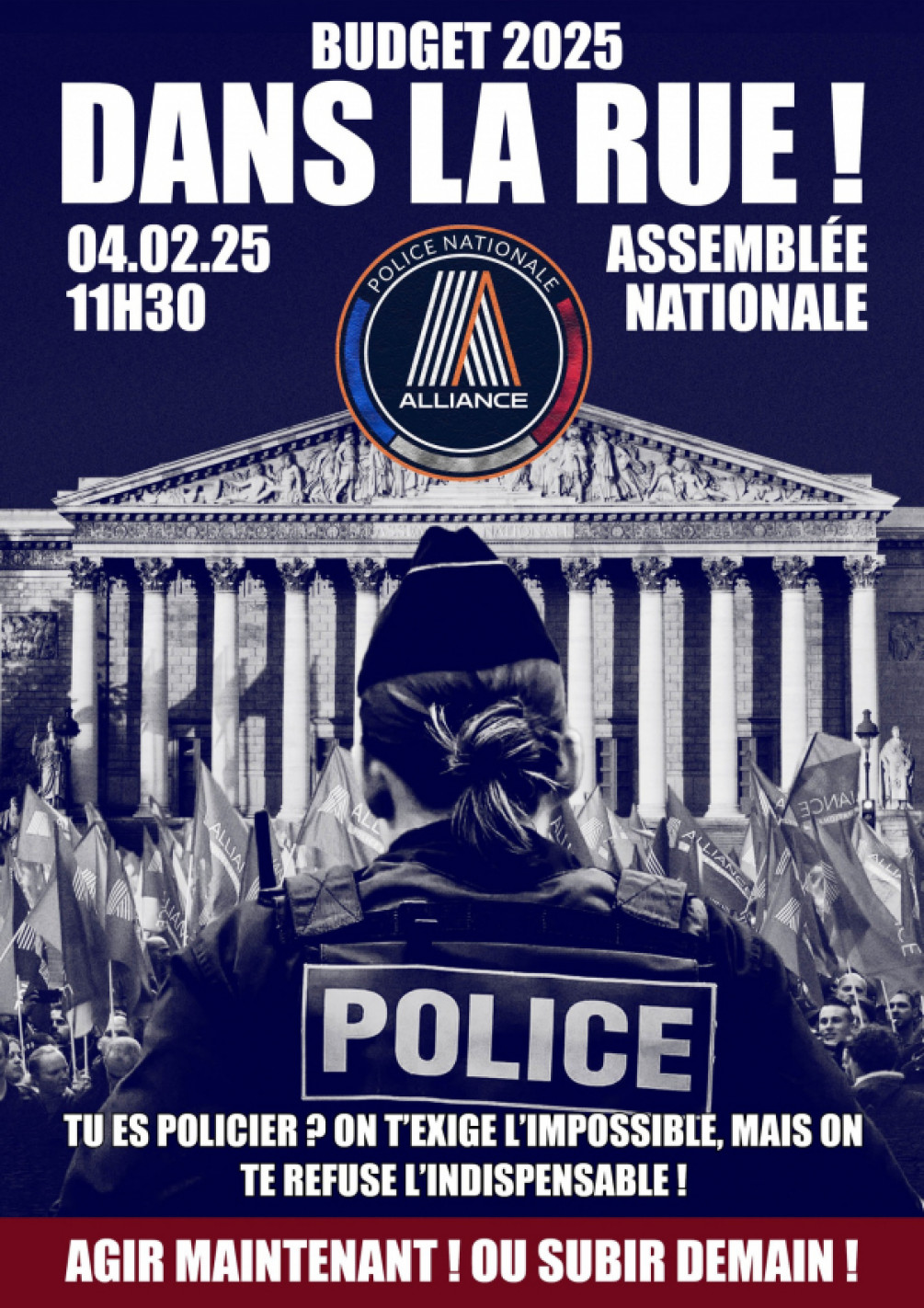 Tu es Policier ? On t’exige l’impossible, mais on te refuse l’indispensable !