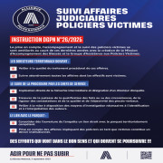 SUIVI AFFAIRES JUDICIAIRES POLICIERS VICTIMES