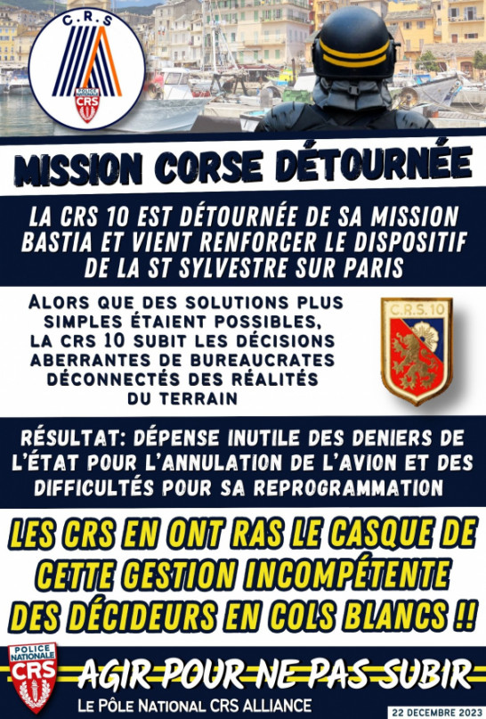 Mission Corse détournée