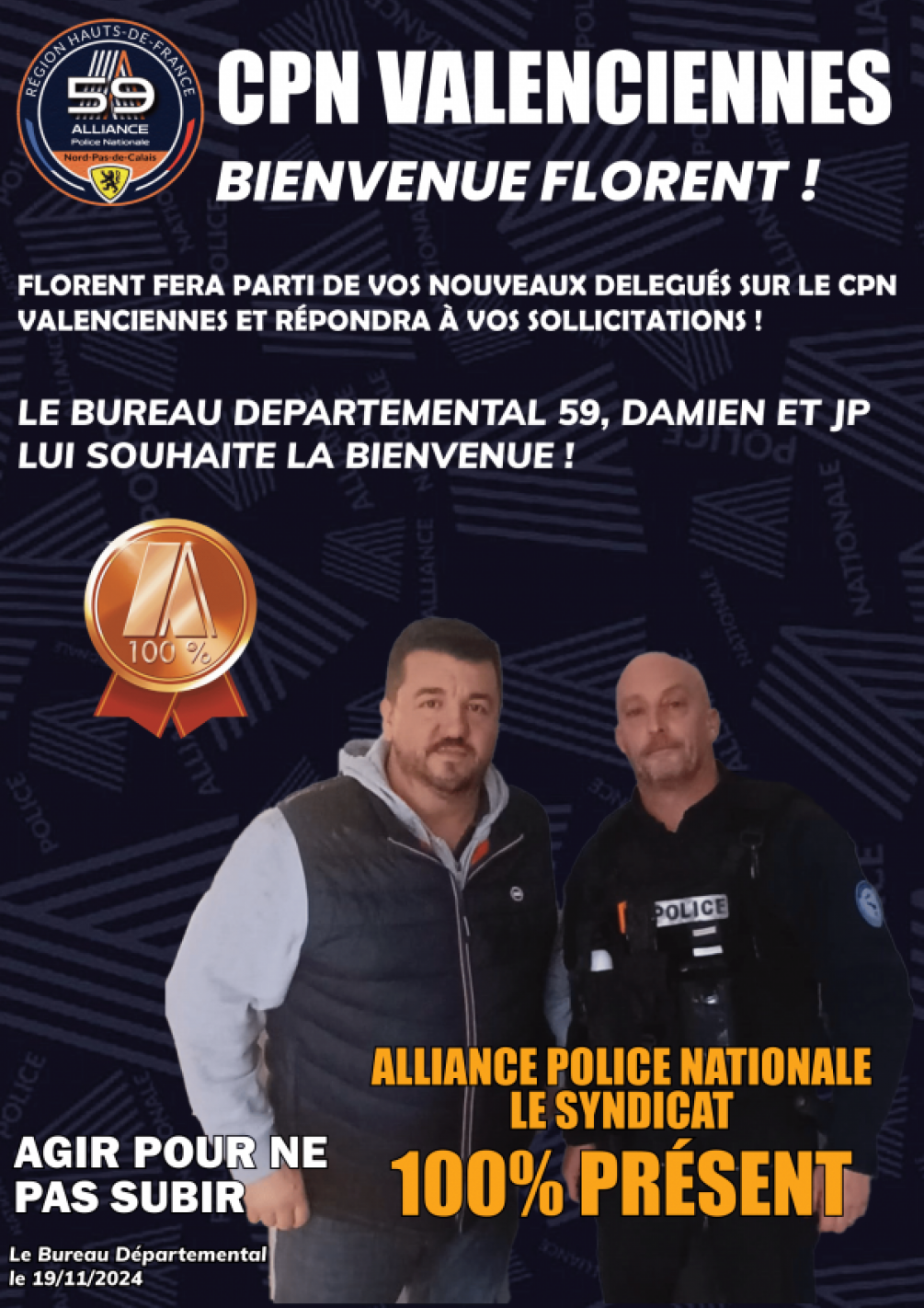 NOUVEAU DELEGUE CPN VALENCIENNES AGGLO