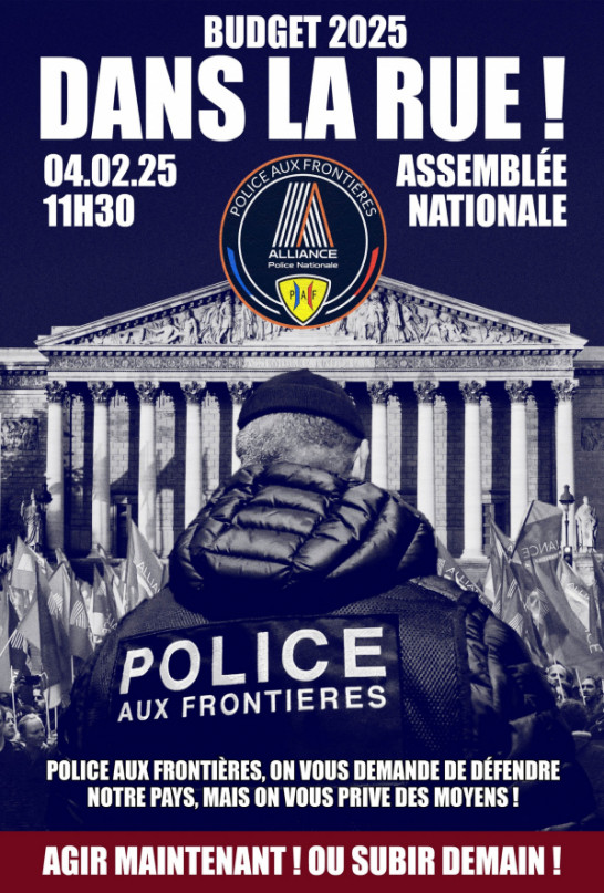 Police aux frontières, on vous demande de défendre notre pays, mais on vous prive des moyens !