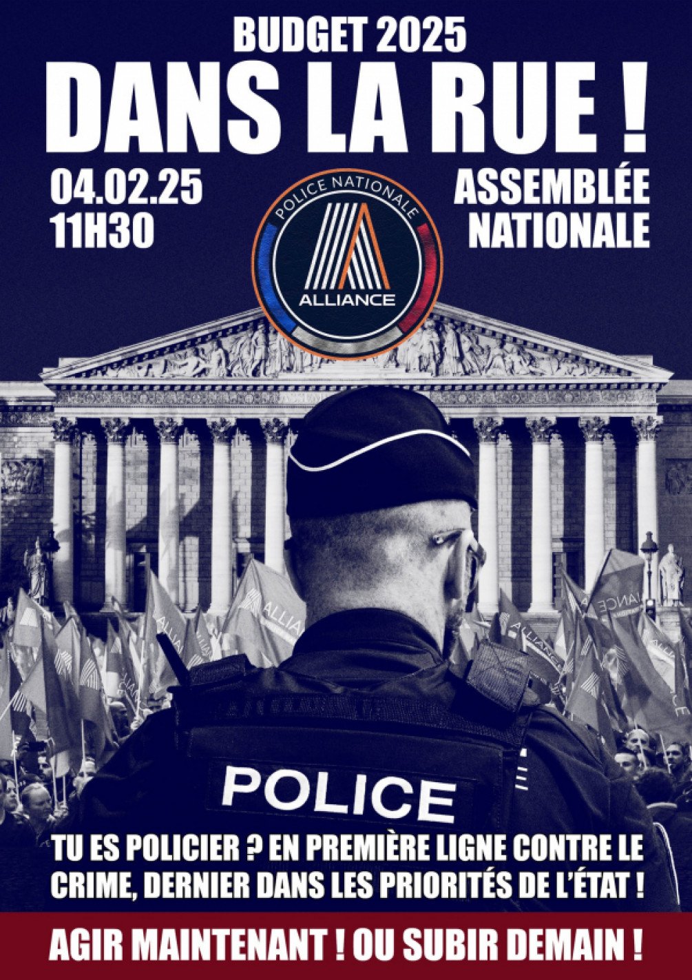 Tu es Policier ? En première ligne contre le crime, dernier dans les priorités de l’État !